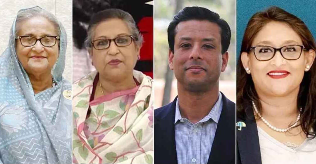 শেখ হাসিনা ও তার পরিবারে