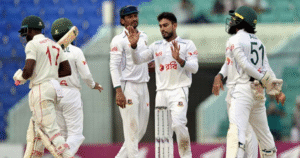 মিরাজের অলরাউন্ড নৈপুণ্যে ইনিংস ও ১০৬ রানের ব্যবধানে টাইগারদের দাপুটে জয়