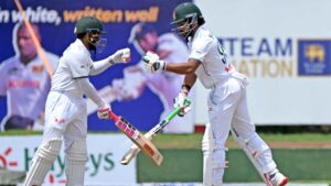 গল টেস্টে প্রথম সেশনে তিন উইকেট হারালো বাংলাদেশ