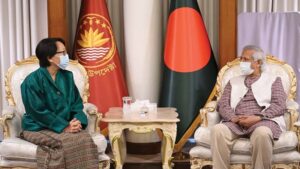 প্রধান উপদেষ্টার সঙ্গে ভুটানের নতুন রাষ্ট্রদূতের সৌজন্য সাক্ষাৎ