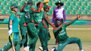 দক্ষিণ আফ্রিকাকে হারিয়ে ত্রিদেশীয় সিরিজের চ্যাম্পিয়ন বাংলাদেশের যুবারা