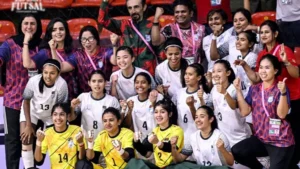 মালদ্বীপকে ১৪-২ গোলে উড়িয়ে সাফ নারী ফুটসালে চ্যাম্পিয়ন হয়ে ইতিহাস গড়লো বাংলাদেশ