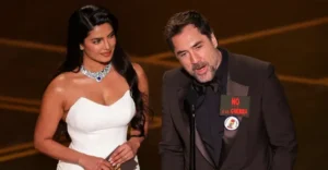 অস্কারের মঞ্চে ‘ফ্রি প্যালেস্টাইন’ স্লোগান দিলেন স্প্যানিশ অভিনেতা