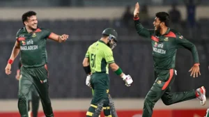 শ্বাসরুদ্ধকর ম্যাচে পাকিস্তানকে ১১ রানে হারিয়ে ২-১ ব্যবধানে সিরিজ জিতল বাংলাদেশ