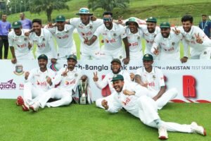 পাকিস্তানকে ৭৮ রানে হারিয়ে টেস্টে ঐতিহাসিক জয় বাংলাদেশের