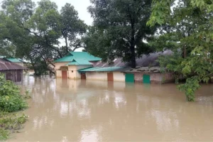 ভারী বর্ষণ ও পাহাড়ি ঢলে হবিগঞ্জে নতুন করে প্লাবিত ১২ গ্রাম